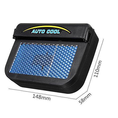 '- (3PK) AutoCool Solar Powered Fan