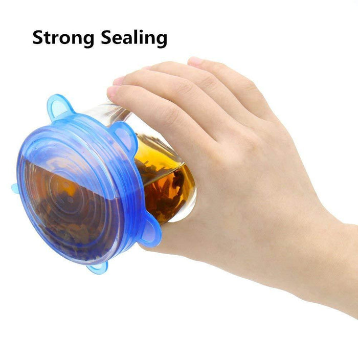 Kit of Reusable Silicone Lids
