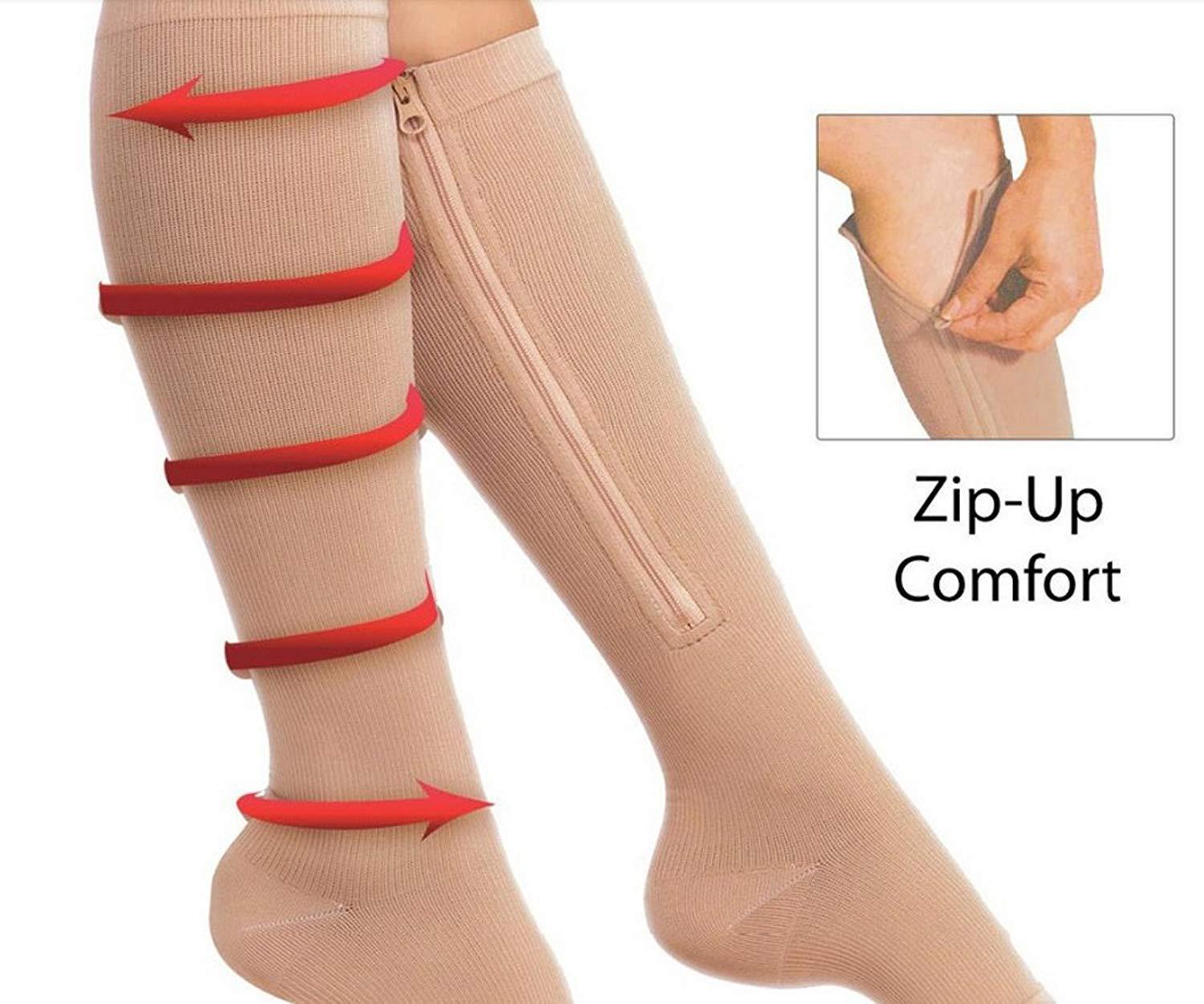1 Pair of MediFlow Compression Socks