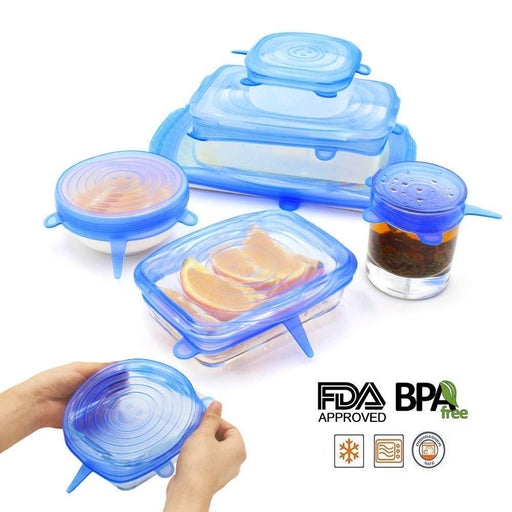 (3PK) Kit of Reusable Silicone Lids