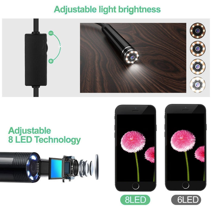 (5PK) (Z) Wifi iOS & Android Endoscope Inspection Camera