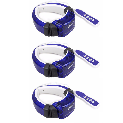 NEW (3PK) Digital Therapeutic Neck Massager With Remote Control