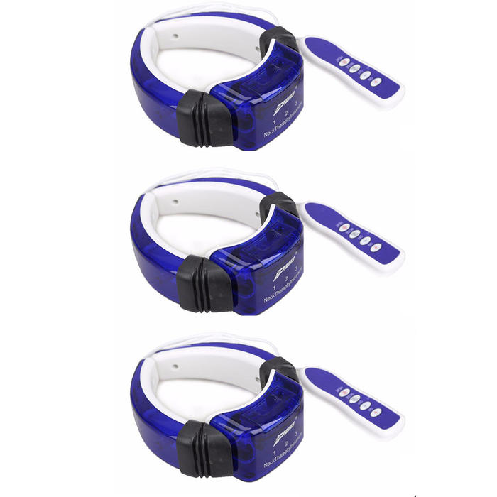 NEW (3PK) Digital Therapeutic Neck Massager With Remote Control