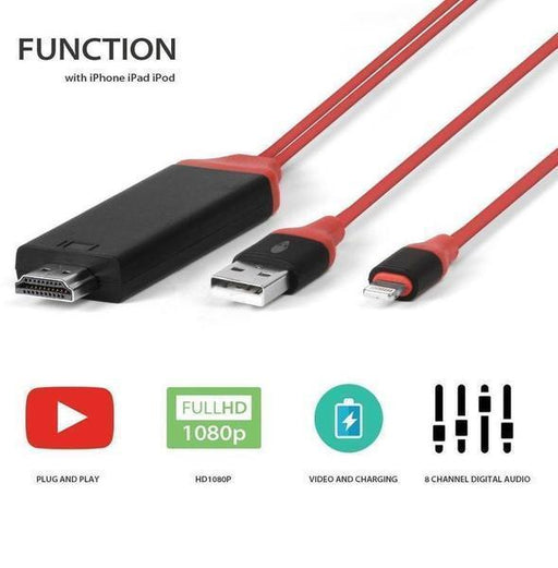 '- (3PK) iPhone To TV HDMI Cable