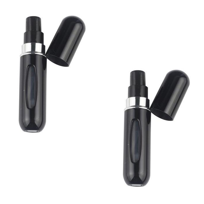 2 Refillable Travel 5ml Perfume Bottles